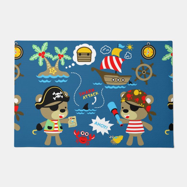Pirate Theme Doormat (Front)