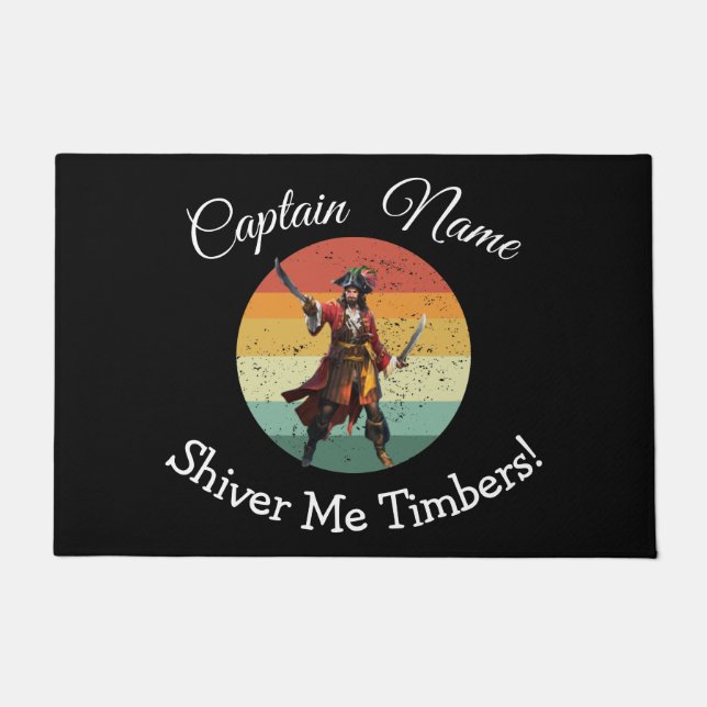 Pirate theme Doormat (Front)