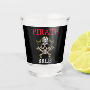 Pirate theme Party Adult BRIDE Shot Glass