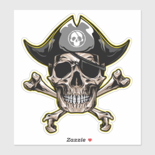 pirate theme party adult Cross Bones (Sheet)