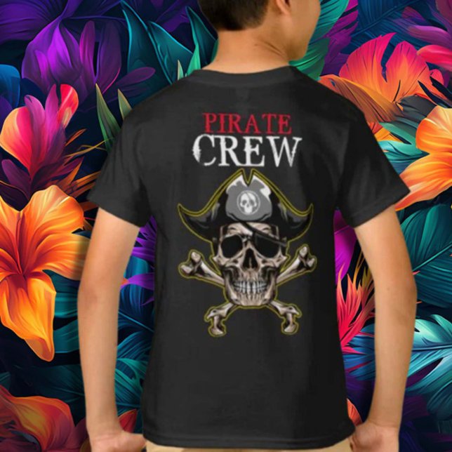 Pirate theme Party Adult sKULL Crew2 T-Shirt (Creator Uploaded)