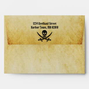 Pirate Themed Customisable Envelope