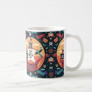 Pirate-Themed Designs for Sea-Loving Adventurers Coffee Mug