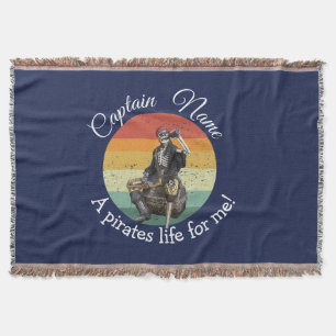 Pirate Throw Blanket