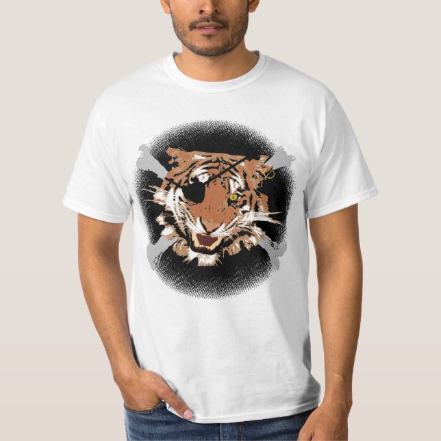pirate tiger T-Shirt (Front)