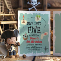 Pirate Treasure map 5th Birthday
