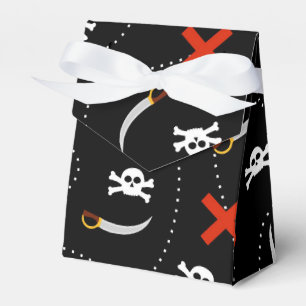 Pirate Treasure Map Game Cartoon Pattern Favour Box