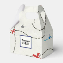 Pirate Treasure Map Ship Whale Personalised Party 