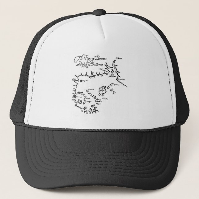 Pirate Treasure Map Trucker Hat (Front)