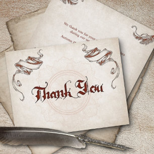 Pirate Treasure Wedding Thank You Card