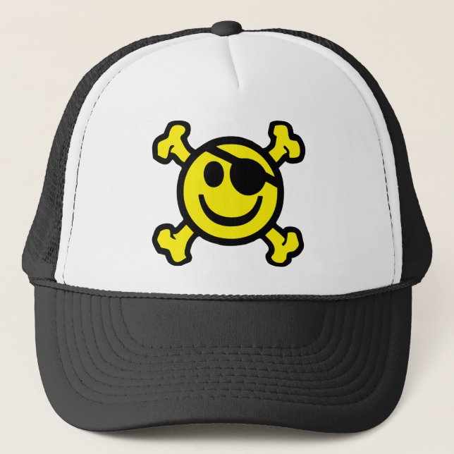 Pirate Trucker Hat (Front)