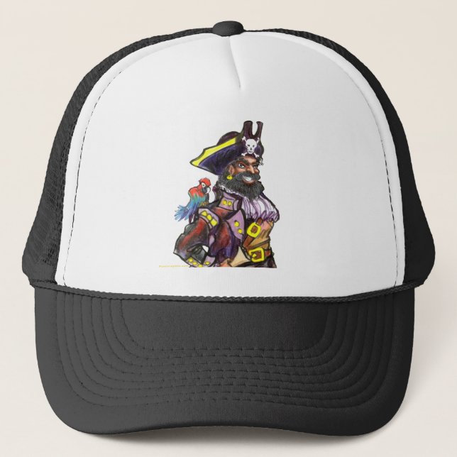 Pirate Trucker Hat (Front)