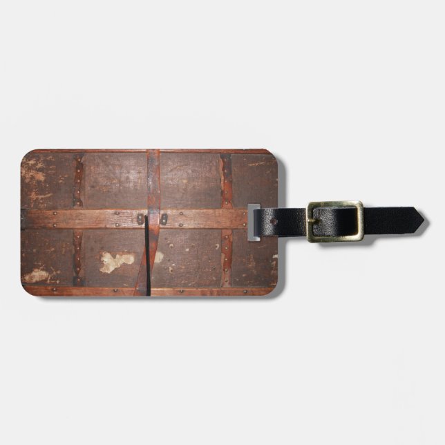 Pirate Trunk Luggage Tag (Front Horizontal)
