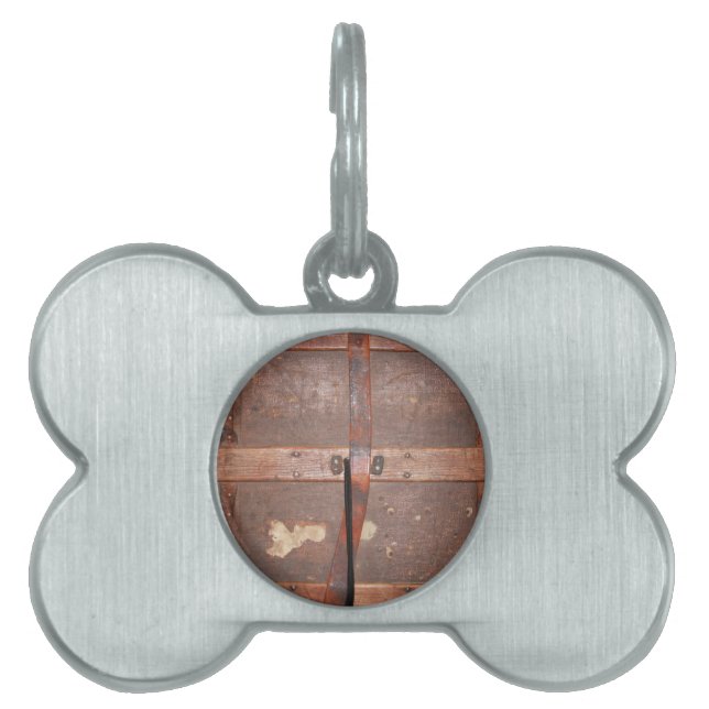 Pirate Trunk Pet Tag (Front)