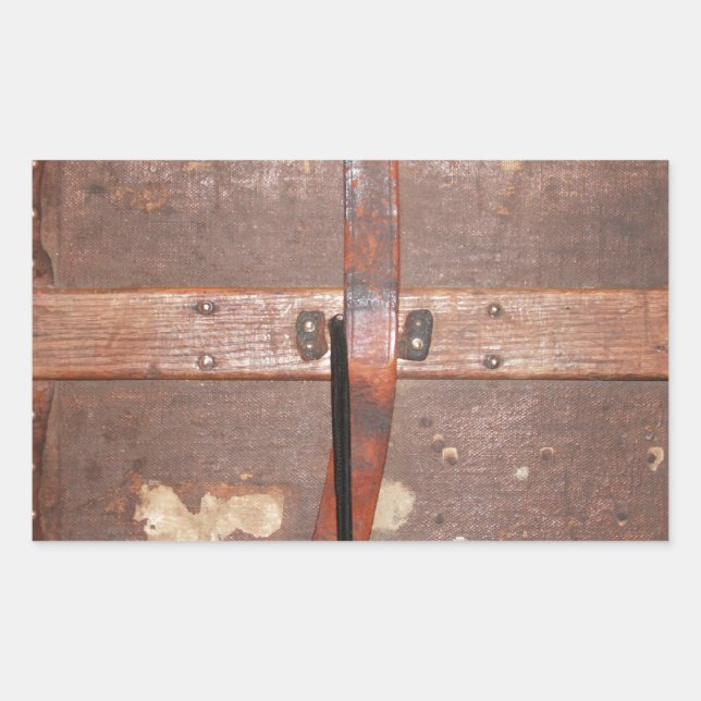 Pirate Trunk Rectangular Sticker (Front)