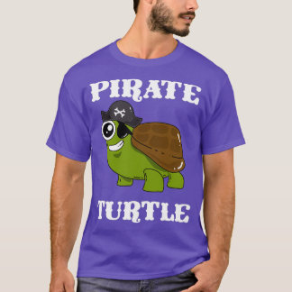 Pirate Turtle Turtle Shell T-Shirt