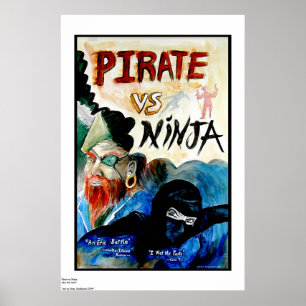 PIRATE vs NINJA Poster