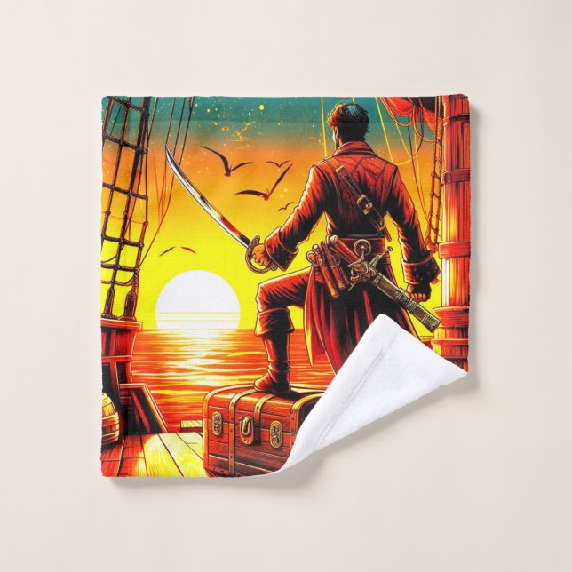 Pirate Wash Cloth (Wash Cloth)