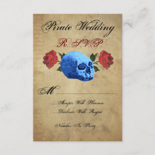Pirate Wedding R.S.V.P. RSVP Card