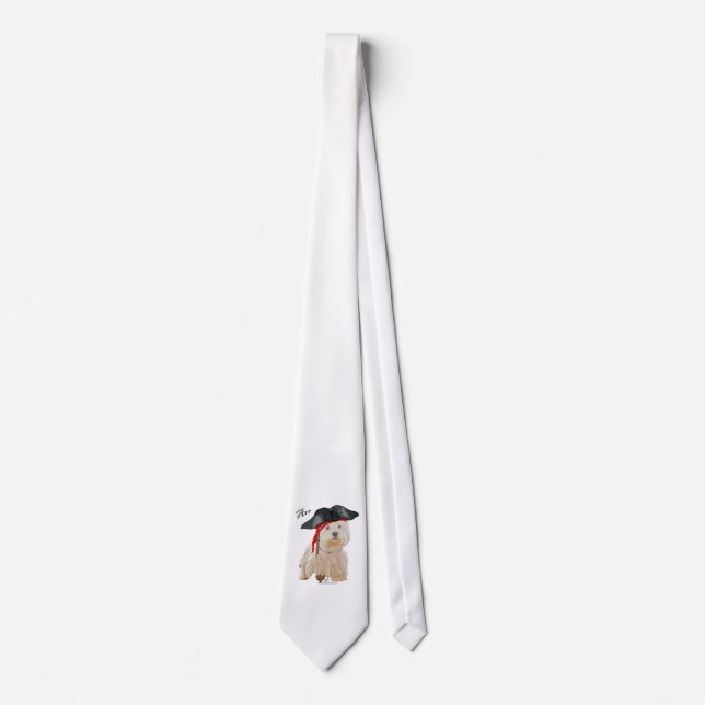Pirate Westie Tie (Front)