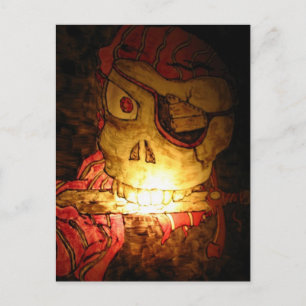 Pirate Window Postcard