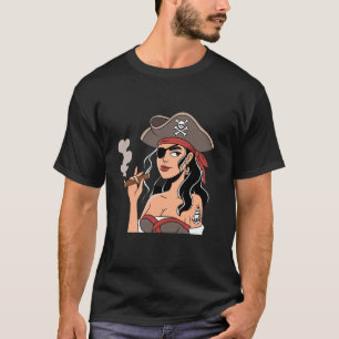 Pirate Woman Pirate Costumes Woman Buccaneer Style T-Shirt