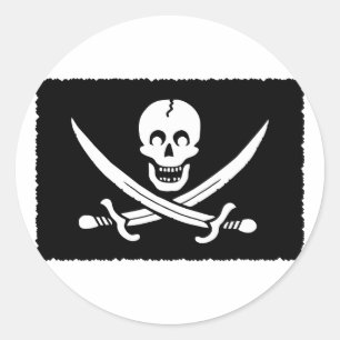 PirateLife,Sticker Classic Round Sticker