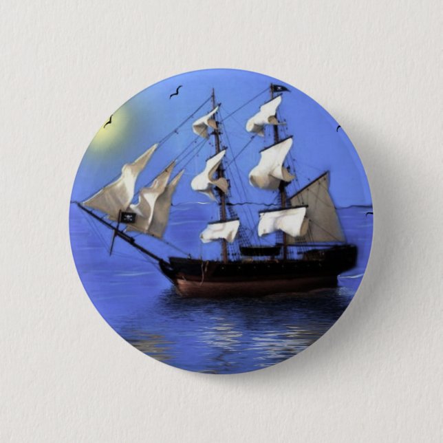 Pirates 6 Cm Round Badge (Front)
