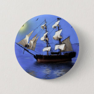 Pirates 6 Cm Round Badge