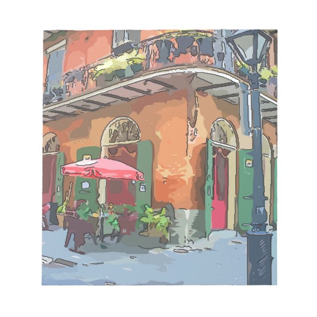 Pirates Alley New Orleans Notepad (Front)