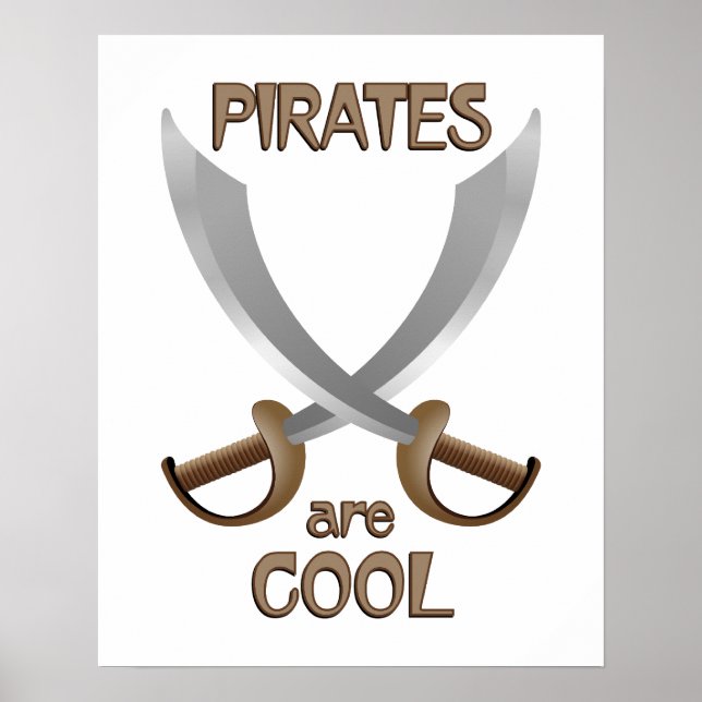 Pirates are Cool Poster (Front)