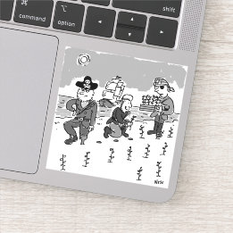 Pirates are Gardening Using a Wooden Leg. Funny