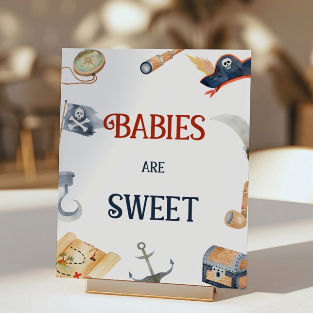 Pirates Baby Shower Babies Are Sweet Poster (Creator Uploaded)