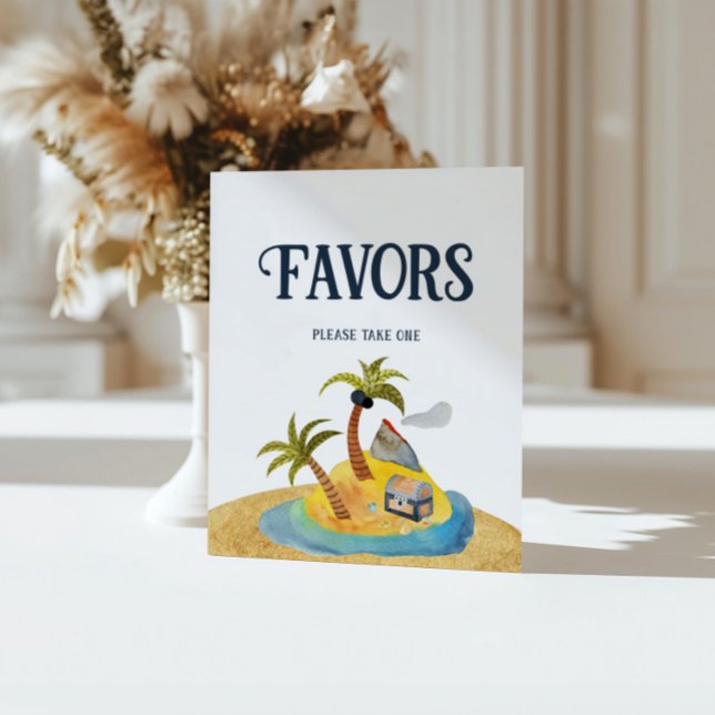 Pirates Baby Shower Favours Sign (Creator Uploaded)
