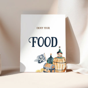 Pirates Baby Shower Food Sign