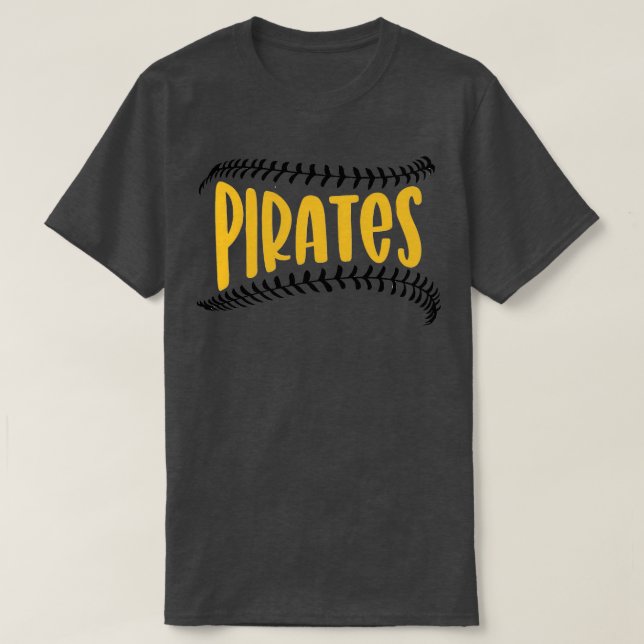 Pirates Baseball Pirates  12 T-Shirt (Design Front)