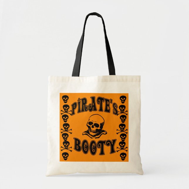 Pirate's Booty Halloween Candy Bag (Front)