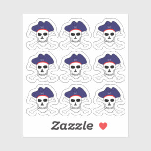 Pirates & Captain Jack, Skull X cross bones /Set