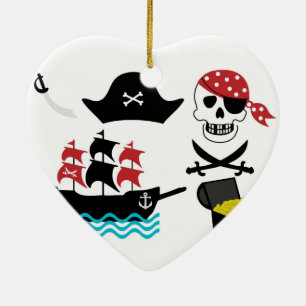 Pirates Ceramic Tree Decoration
