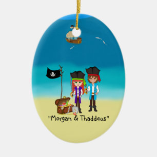 Pirates Christmas Ornament