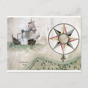 Pirates engage Royal Navy off Bahamian Coast Postcard