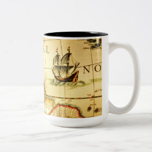 Pirates Gold Treasure Map Mug