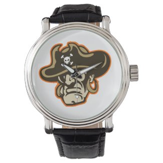 Pirates leather strap watch