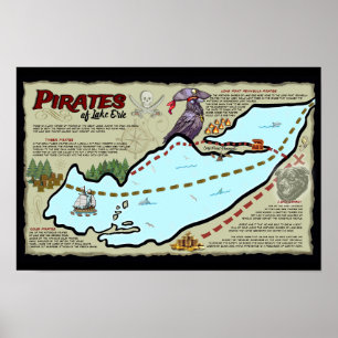 Pirates of Lake Erie Poster Official ELE Merch