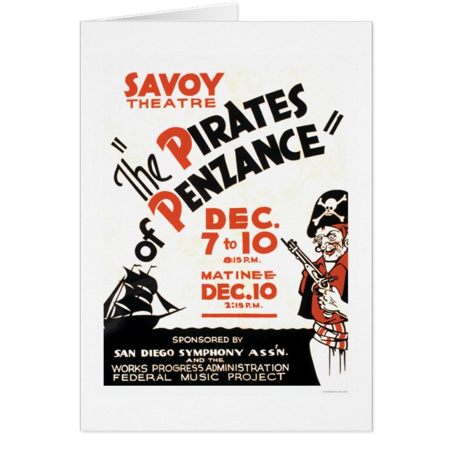 Pirates Of Penzance 1938 WPA (Front)