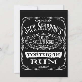 Pirates Of The Caribbean Tortugan Rum Jack Sparrow