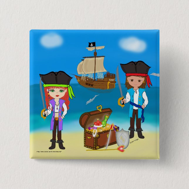 Pirates of the Hinterland Button (Front)