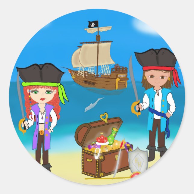 Pirates of the Hinterland Stickers (Front)