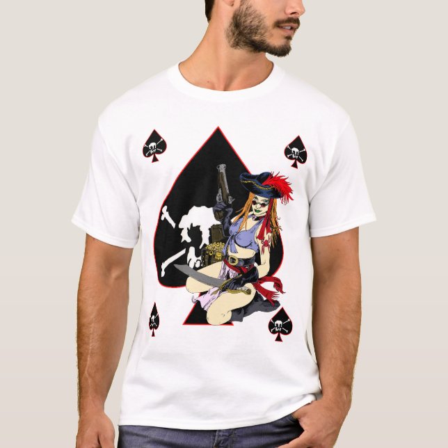 Pirates: Queen of Spades T-Shirt (Front)