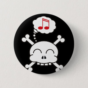 pirates R happy 6 Cm Round Badge